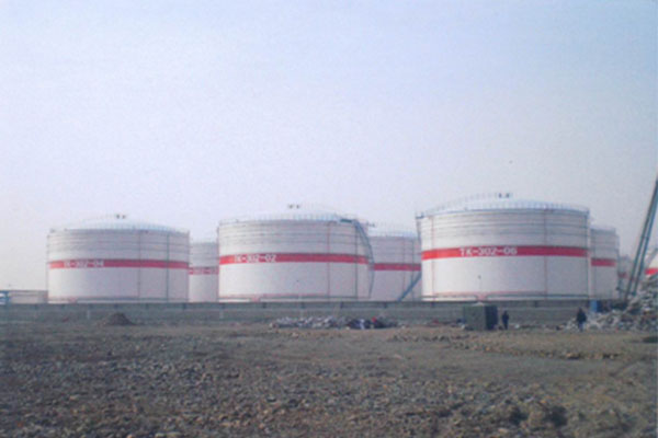 中石化天津實華十萬立原油罐區(qū)